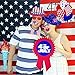 EBTOYS 4th of July Photo Booth Props 26-Kit Patriotic Props on a Stick for Independence Day Party Supplies