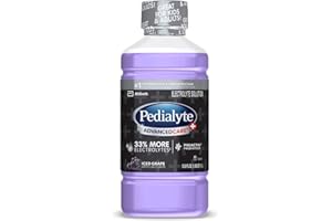 Pedialyte Advancedcare Plus Iced Grape Electrolyte Solution, 33.8 Fl Oz Bottle