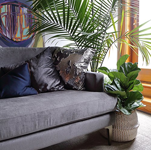 dufmod-Small-Natural-and-Plush-Woven-Seagrass-Tote-Belly-Basket-for-Storage-Laundry-Picnic-Plant-Pot-Cover-and-Beach-Bag-Plush-Zigzag-Chevron-Seagrass-White-Small