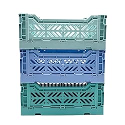 Collapsible Storage Box, Foldable Crate Organizer