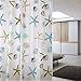 Vktech® Sea Shell Starfish PEVA Bathroom Waterproof Mildew Proof Shower Curtain