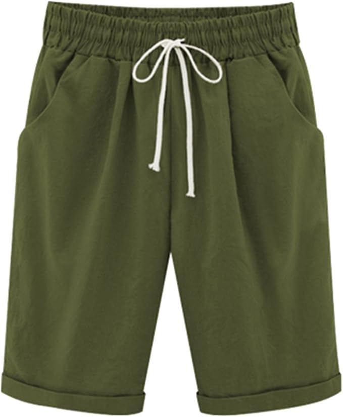 cute elastic waist shorts