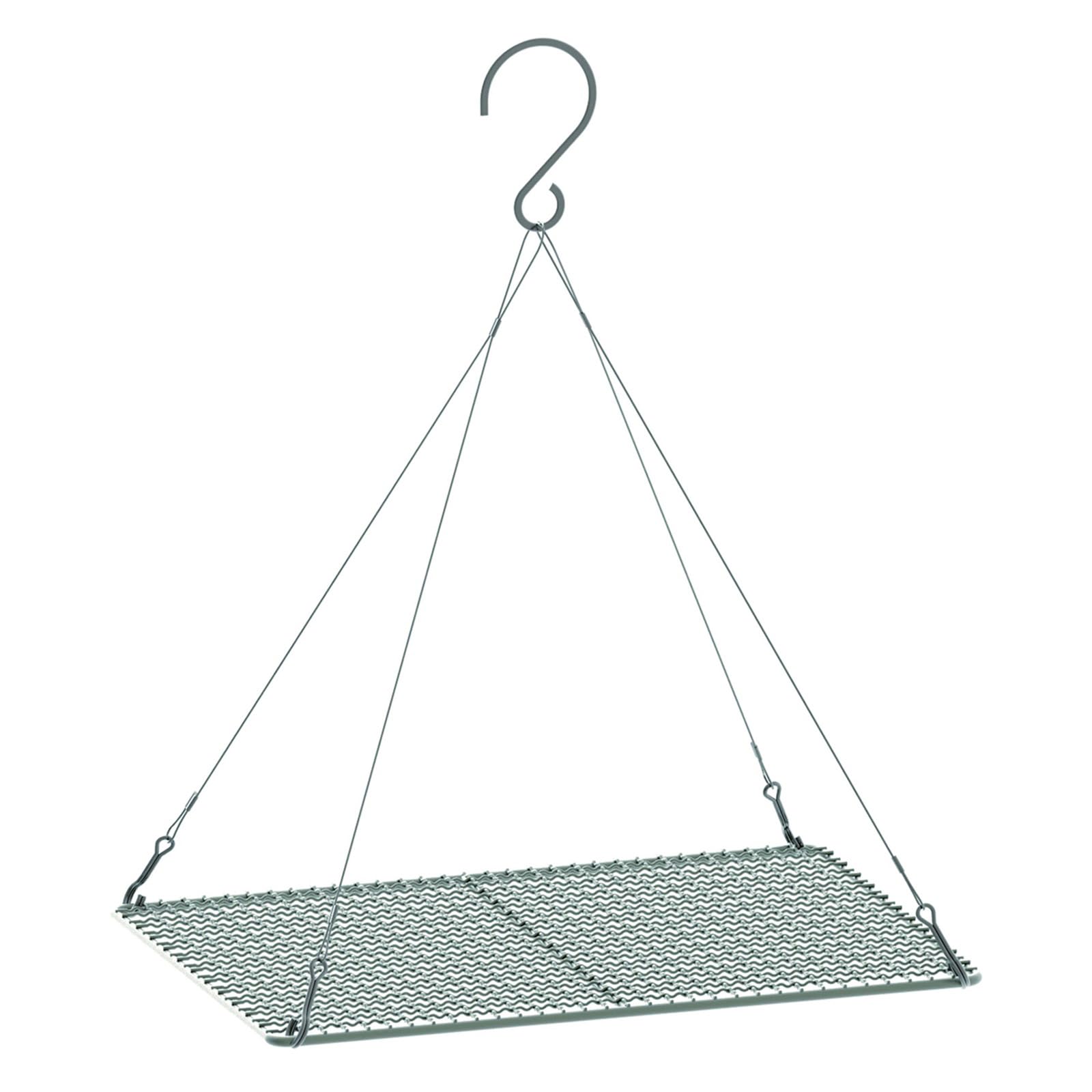 iBasingo TA1 Titanium BBQ Grill Grate with 304 Stainless Steel Hanging Chain, 119g Ultralight 25.5x16.5cm Mini Grill Net, Portable Charcoal BBQ Rack for Camping Hiking Garden Picnic Ti2022C+Ti9004O — image 1