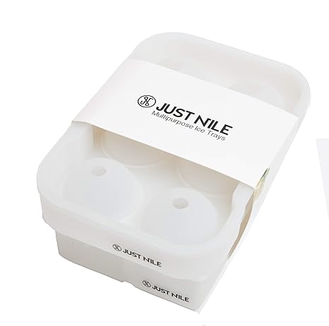 Amazon.com: JustNile Ice Cube bandejas de silicona grande ...