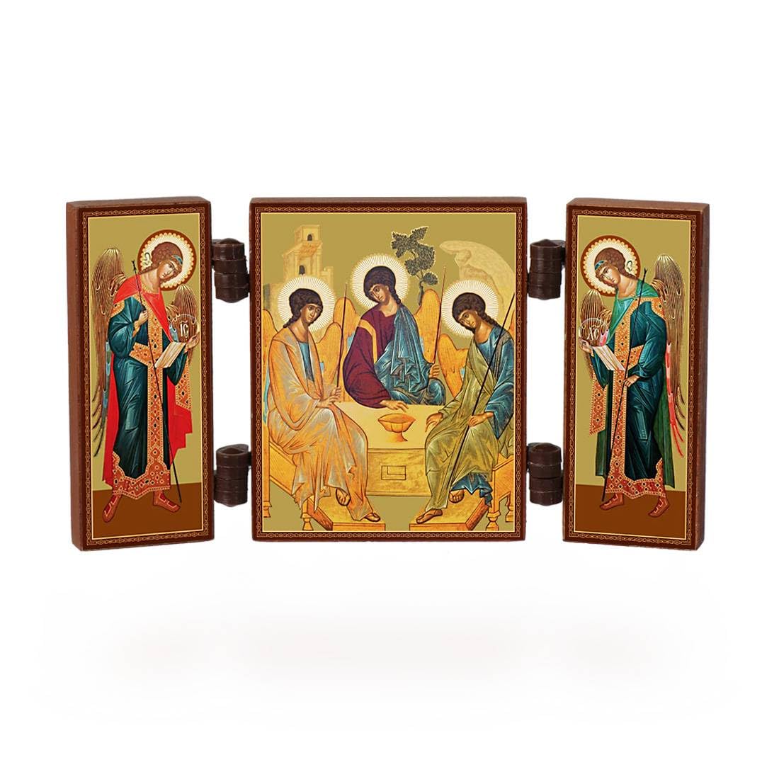 NKlaus - Holy Trinity - Christian Icon - Andrei Rublyov - Svjataja Troica small journey altar 36150