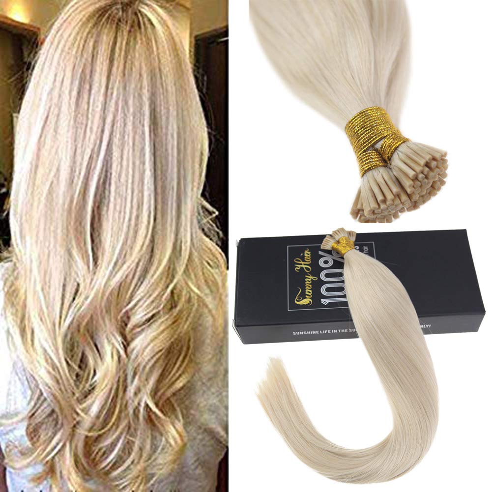 Sunny 18inch Best Quality Remy I Tip Fusion Straight Human Hair