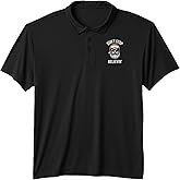 Don't Stop Believing Santa Claus Men Funny Christmas Boys Performance Polo Shirt