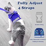 Anlitent Soft Mesh No Pull Cat Harness and Lead Set Blue Small view 4