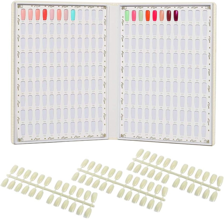BNG Nail Display Book 216 Colors Nail Art Colour Chart - Image 5