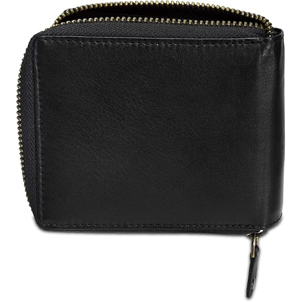 JIUFENG Wallets for Men Genuine Leather Short Wallet Bifold