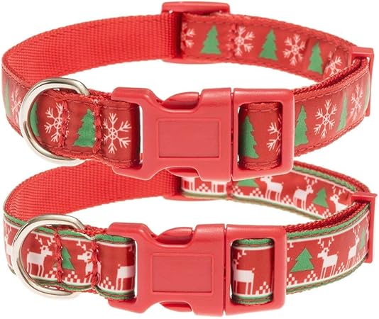 christmas dog collars amazon