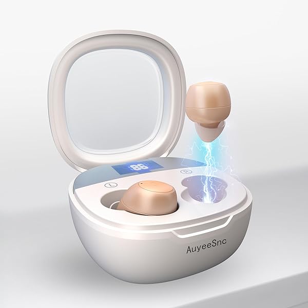 AUYEESNC OTC HEARING AIDS FOR SENIORS RECHARGEABLE HEARING...