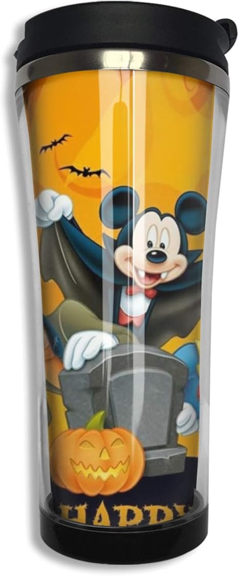 Amazon 水筒 ステンレスボトル ミッキー グーフィーハッピーハロウィン コーヒー 4ml 軽量 直飲み 真空断熱 保温 保冷 二重構造 男女兼用 マグボトル ボトル アウトドア おしゃれ かわいい 学校 出張 旅行 水筒 マグボトル オンライン通販