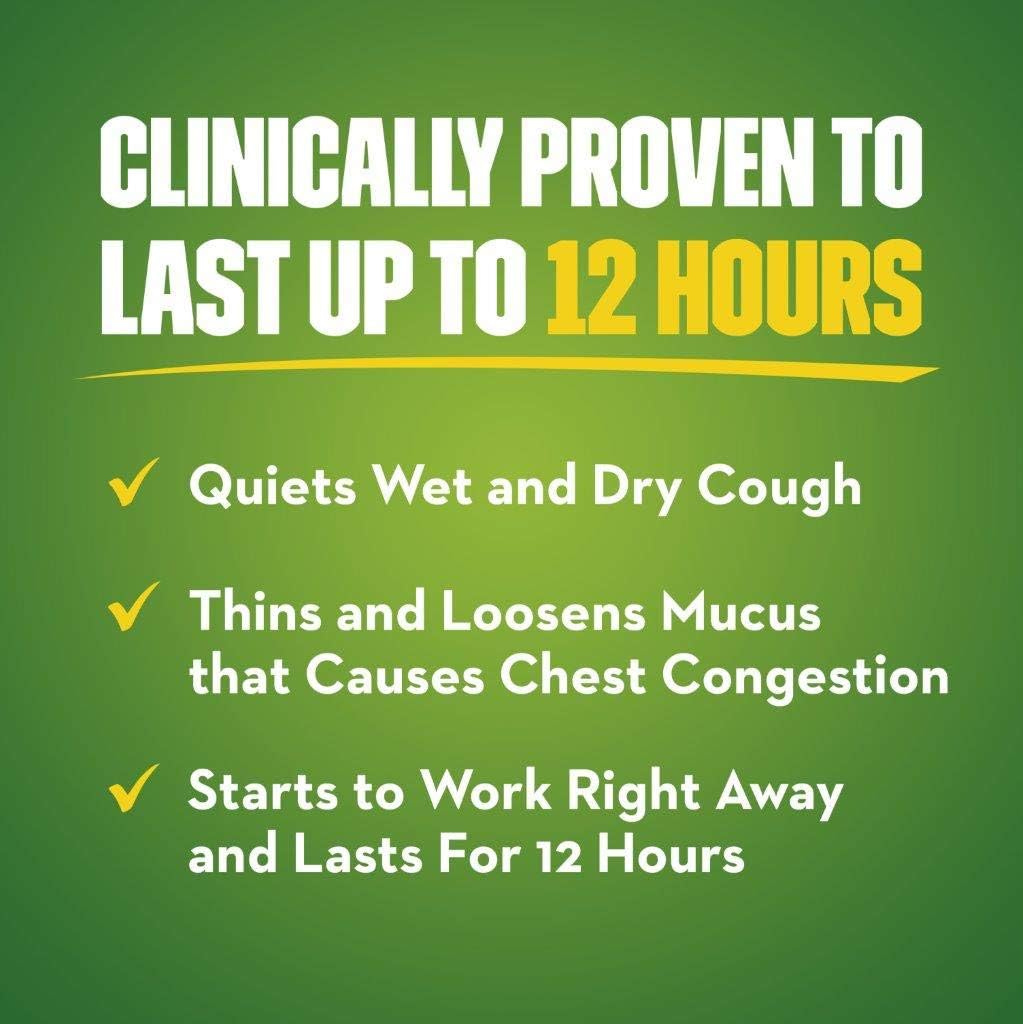 Cough Suppressant and Expectorant, Mucinex DM Maximum Strength 12 Hour Tablets, 42ct, 1200 mg Guaifenesin, Relieves Chest Congestion, Quiets Wet and Dry Cough, #1 Doctor Recommended OTC Expectorant: Health & Personal Care