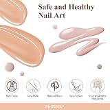 Phoenixy Gel Nail Polish Set 50x 7ml Base Top Matte Glitter Gold Gift view 4