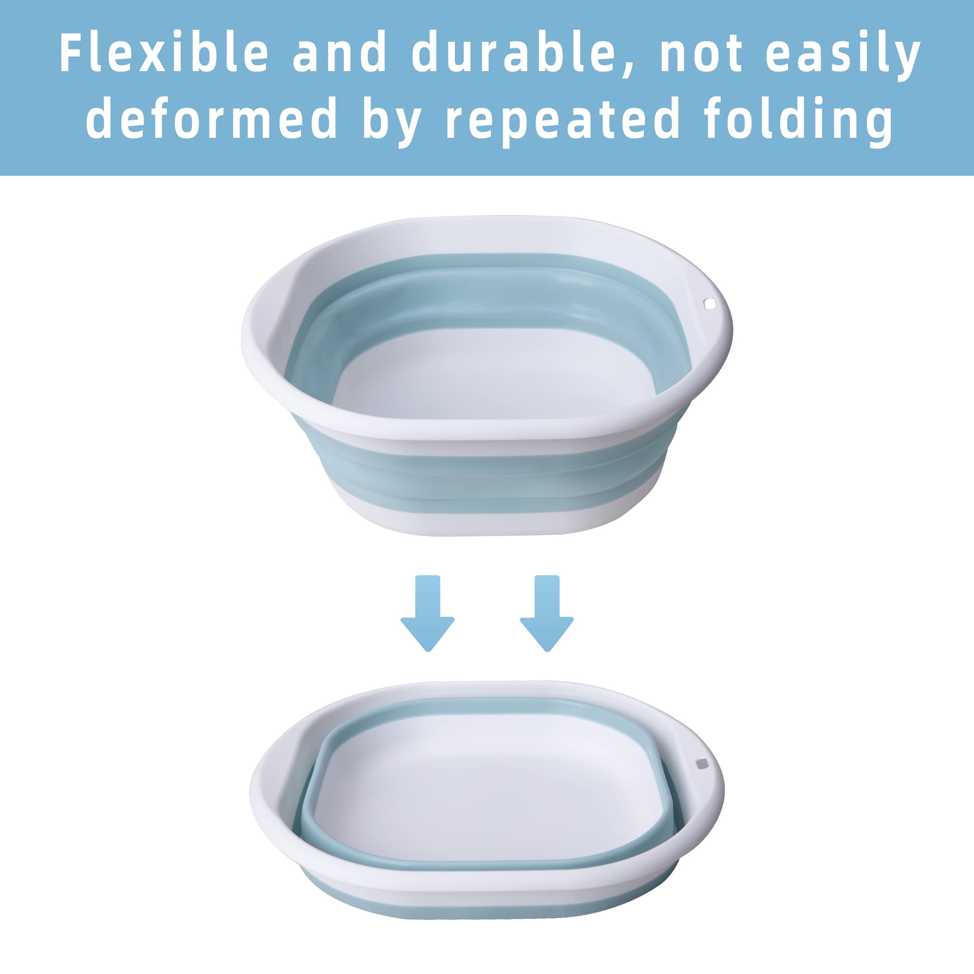 Tlswshsy Portable Pool Foot Bath,Collapsible Pool Foot Wash Basin Tub,Foot Bath Basin for Above Ground Swimming Pools Accessories