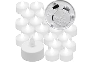 Blue Dot Trading BlueDot Trading Led Battery Operated Flameless Tea Lights, 100-Pack