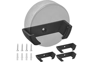 ZHIXING Hockey Puck Wall Mount Display (4 Pack) Hockey Puck Wall Rack Holder Brackets for Collectible Pucks & Game Winning Pucks, Wall-Mountable, Holder for all Hockey Pucks