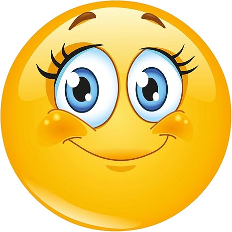 Tappetino Mouse Motivo Smiley Lady I O 22 Cm Rotondo I Happy Emoticon Mouse Pad Dimensioni Standard Antiscivolo I Sopracciglio Sorriso Smile I Giallo Dolce I Dv 344 Amazon It Elettronica