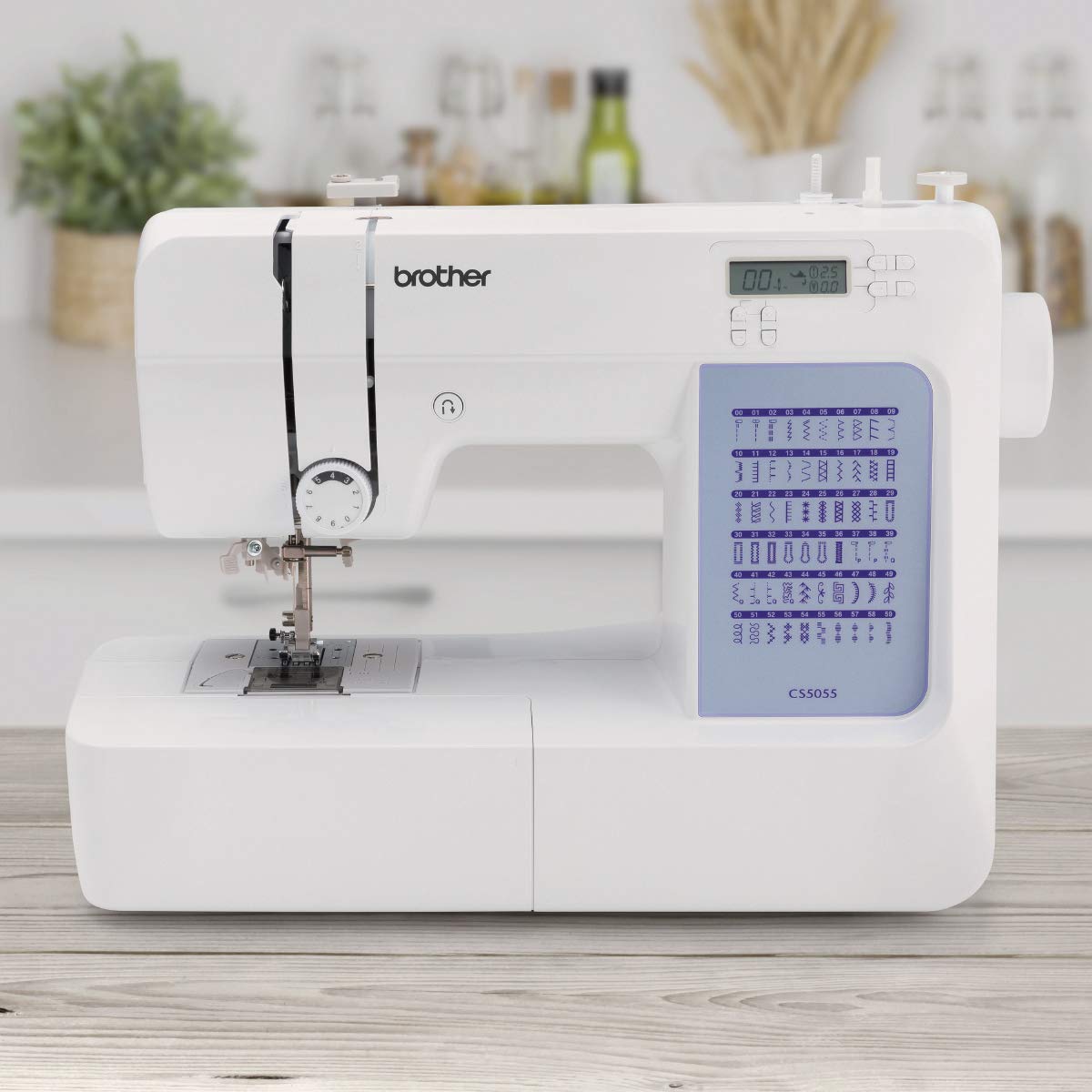 Brother CS5055 Computerized Sewing Machine with 60 Built-in Stitches and Bobbins