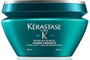 KERASTASE KÉRASTASE Resistance Therapiste Hair Mask, Repairing Cream for Weak, Over-Processed and Damaged Hair, Strengthens and Deeply Nourishes, Protects Against Breakage for Weak Hair, 6.8 Fl Oz