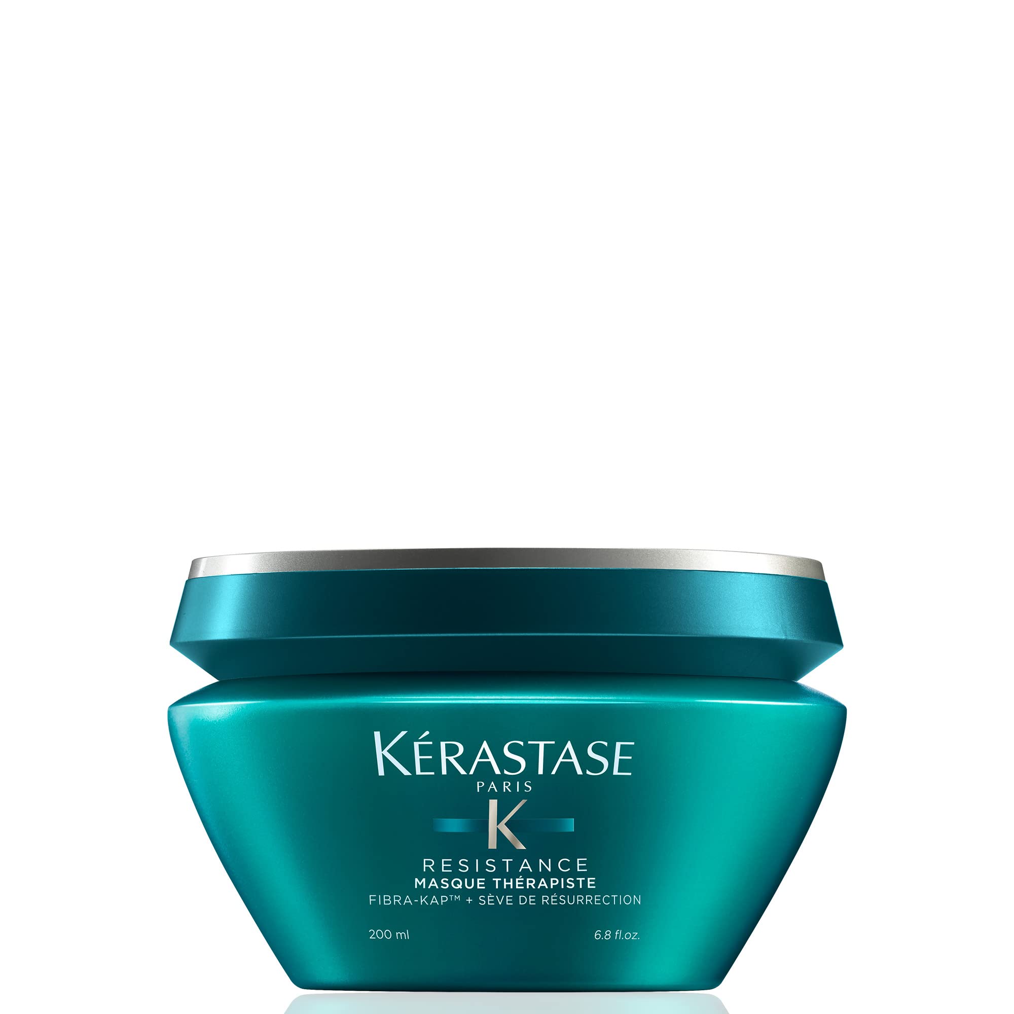 Kérastase Resistance, Strengthening & Healing Mask, For Over-Stressed & Very Damaged Hair, With Fibra-Kap, Masque Thérapiste, 200ml