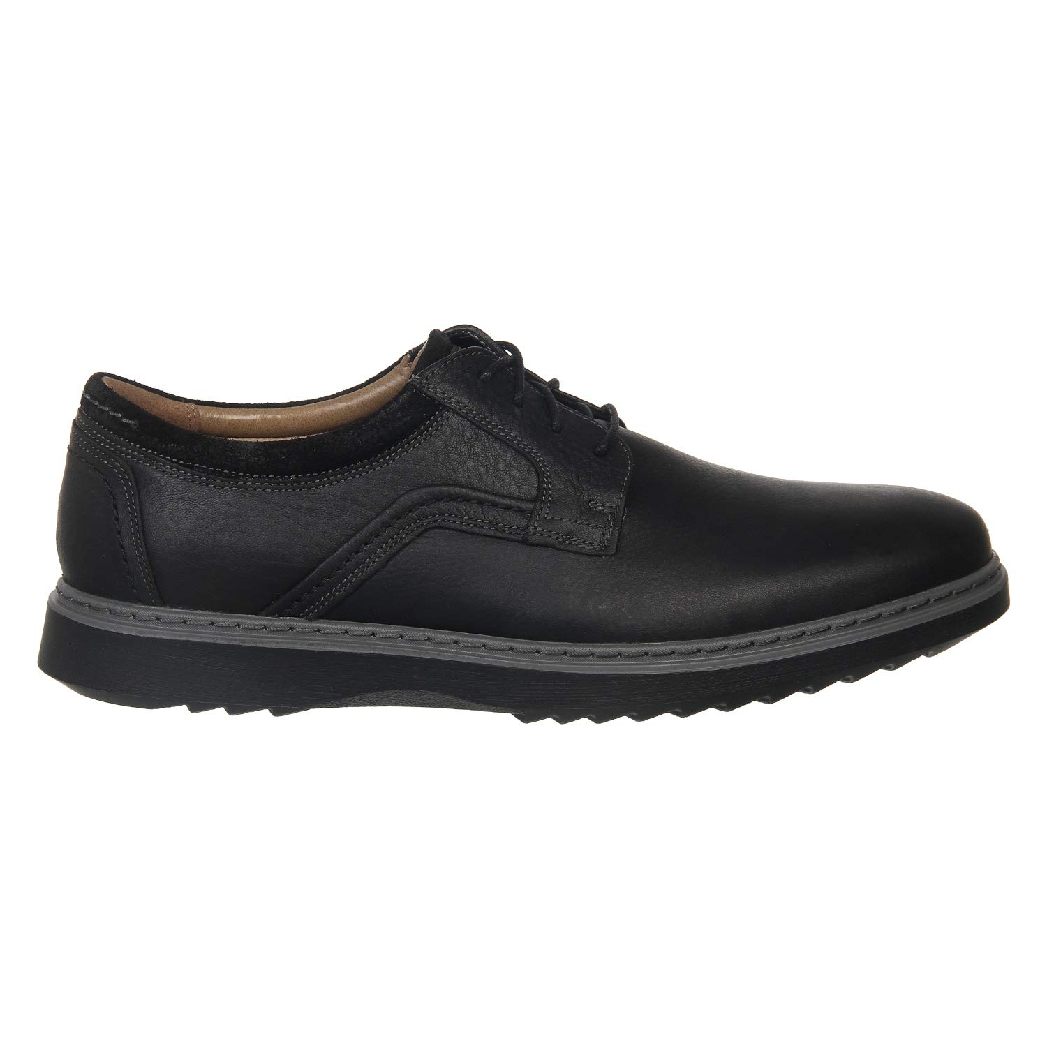clarks un geo lace black