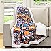 Lush Decor Pixie Fox Reversible Sherpa Throw Blanket, 50” W x 60