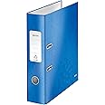 Leitz Lever Arch File, Metallic Blue, A4, 80mm Spine Width, Wow Range, 10050036
