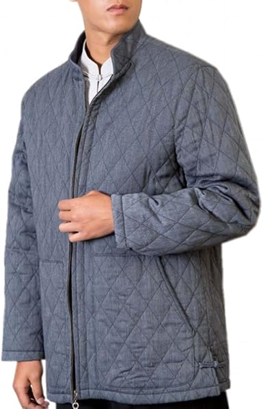 Katuo Men S Gray Casual Outwear Cotton Coat Jacket Winter Xl At Amazon Men S Clothing Store