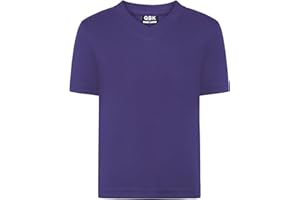 QBK 2T to Youth Neon T Shirt Kids Rash Guard UPF 50+ V-Neck Dry Fit Athletic Short Sleeve Shirts for Boys and Girls