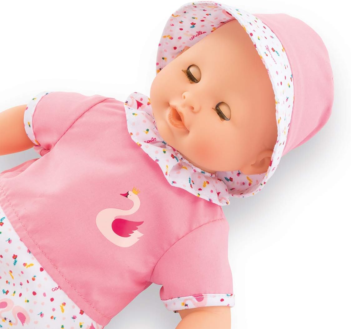 Amazon Com Corolle Bebe Bath Calypso Mon Premier Poupon 12 Baby Doll And Rubber Duck Toy For Water Play Toys Games