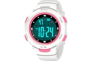 CakCity Kids Watches Digital Sport Watches for Girls Outdoor Waterproof Watches with Alarm Stopwatch Leisure Child Wrist Watch Ages 5-10