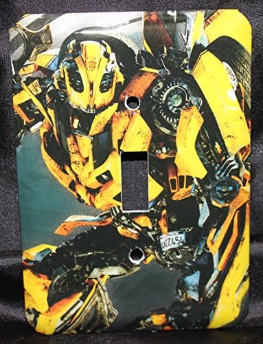 Transformers Autobots Decepticons Bumble Bee Comic Book Switch Plate Wallplate Light Cover