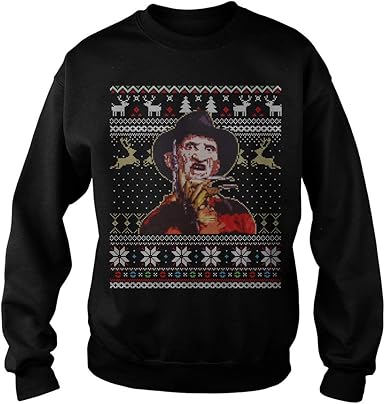 freddy krueger ugly christmas sweater
