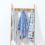 CREVENT Baby Blanket 75x100cm Soft Plush Unisex Giraffe Dot Backing view 7