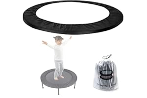 ABIPHOP Mini Trampoline Spring Cover 36 Inch Small Trampoline Safety Pad for 6 Holes Round Trampoline Tear-Resistant Oxford Cloth Anti-Vibration Easy to Install Replacement, Multiple Color Options