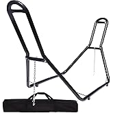 Zupapa 2 Person Steel Hammock Stand 550 lb Capacity, Portable Hammock Frame Stand Heavy Duty for 9 to 14Feet Hammocks, Carry