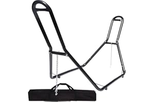 Zupapa 2 Person Steel Hammock Stand 550 lb Capacity, Portable Hammock Frame Stand Heavy Duty for 9 to 14Feet Hammocks, Carry Bag Included, Black