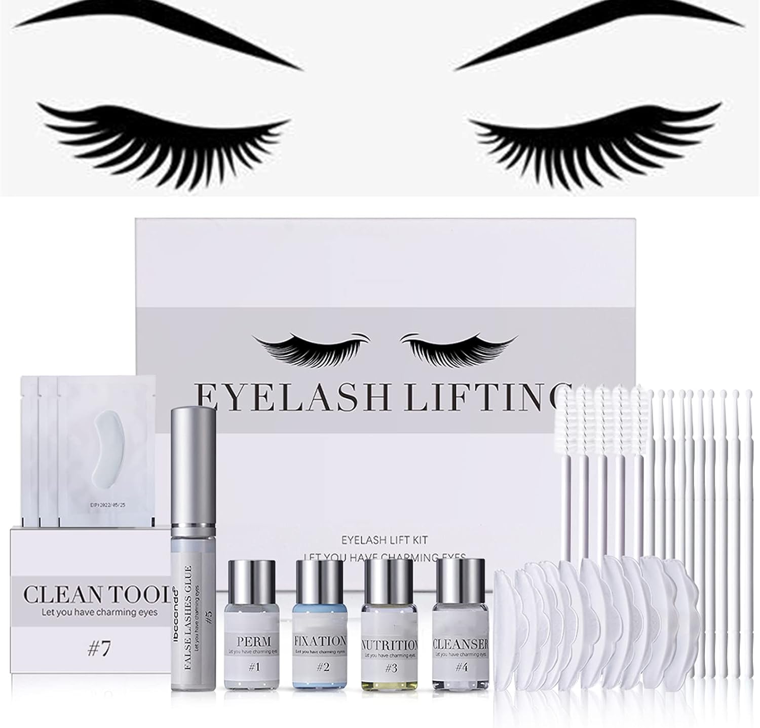 SemiPermanent Eyelash Lift Kit, 68Weeks of Flawless Lashes