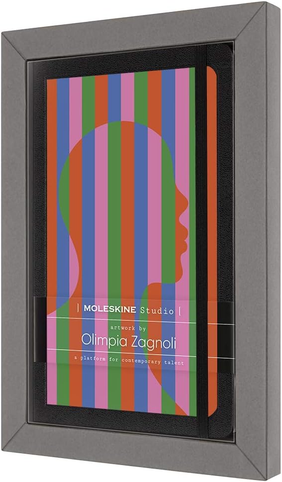Moleskine, Moleskine Studio Collection Notebook, Blank Paper Notebook, Artist Olimpia Zagnoli, Hard Cover