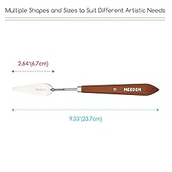 MEEDEN Artist Mixing Palette Knife: 9.33" Flexible