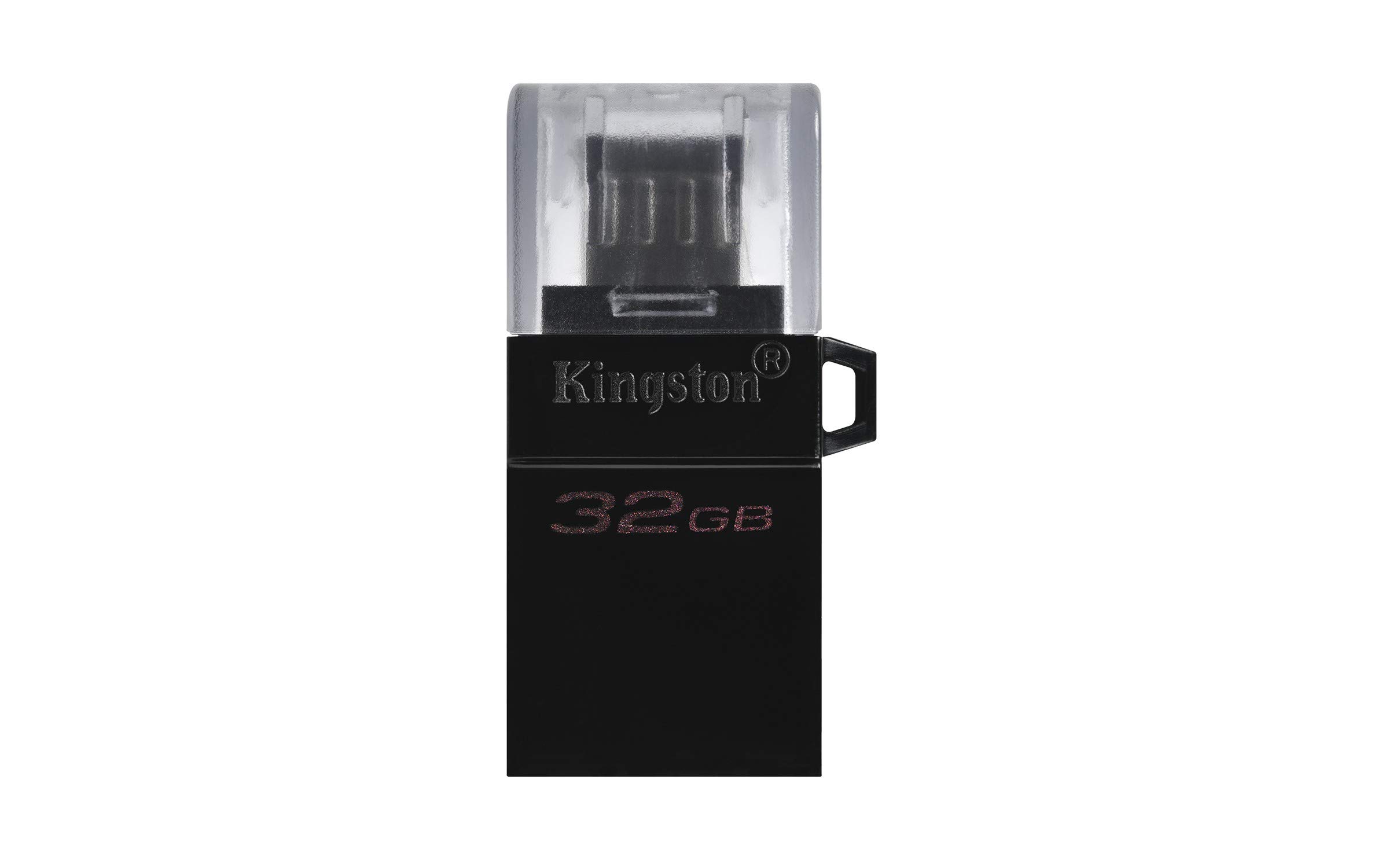 Kingston DataTraveler microDuo3 G2 - DTDUO3G2/32 GB microUSB and USB Type-A Flash Drive for Android OTG, Black
