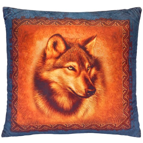 Earth RagzWolf Microfiber Reversible Pillow
