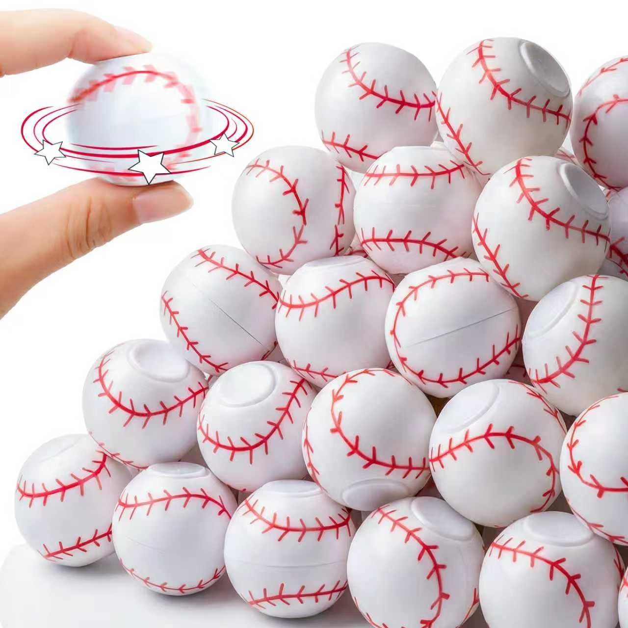 Photo 1 of 32PCS Spinning Baseball Sports Fidget Toys Party Favors Bulk for Kids 4-8 8-12 Birthday Goodie Treat Bag Stuffers Classroom Treasure Box Toys Carnival Prizes Pinata Easter Egg Fillers Mini Return Gift