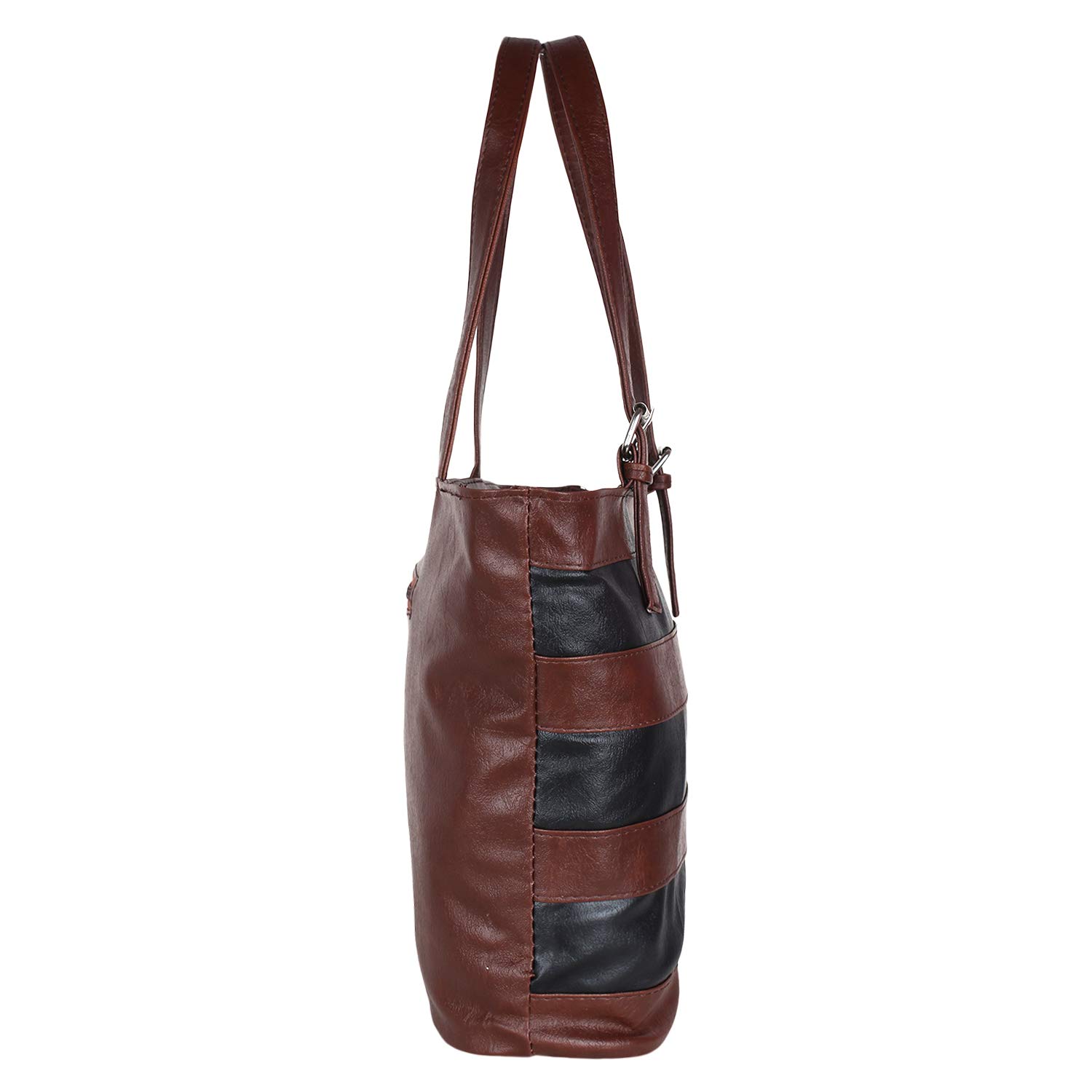 don cavalli women's pu leather handbags (pack of 2, brown)