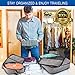 5 Set Compression Packing Cubes Travel Luggage-Organizer Set Packs More in Less Space