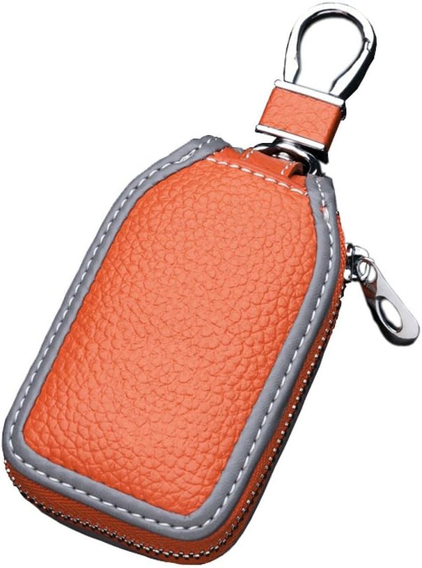 Car Key case Key Bag Wallet - Superior Genuine Leather Auto Car Key FOB