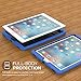 iPad Pro 12.9 Case, MoKo Silicone + Black Hard Polycarbonate Protector with Foldable Stand Cover Case for Apple iPad Pro 12.9 Inch 2015 Release Tablet (NOT FIT iPad Pro 12.9 2017 Version), BLUE