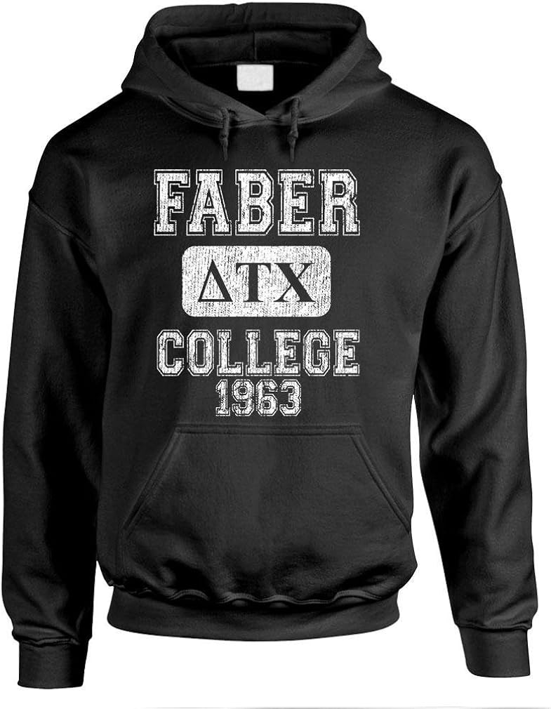 Faber College - Delta Tau chi Belushi House - Mens Pullover Hoodie: Clothing